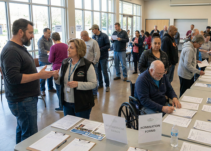 HOA board voting rules