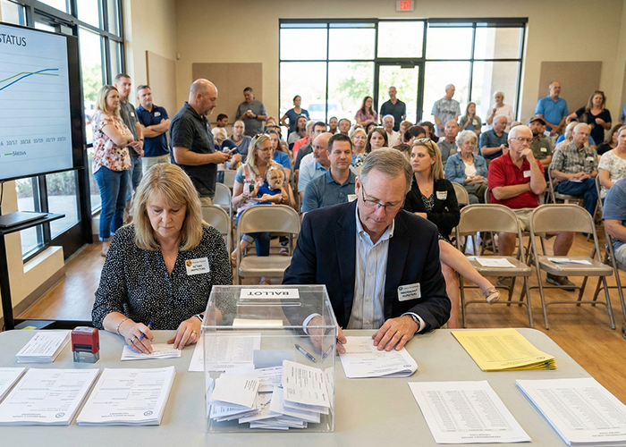 HOA board voting rules