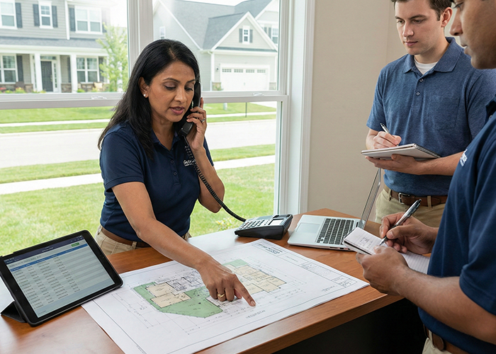 On-site management services