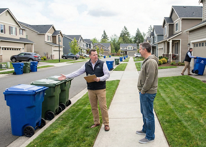 HOA trash guidelines