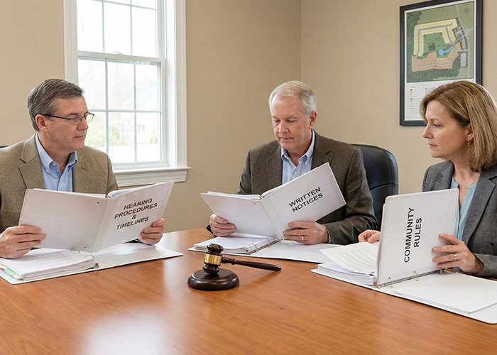 HOA fines and penalties