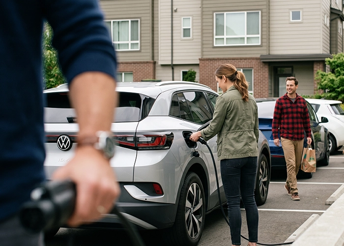 HOA EV charging installation