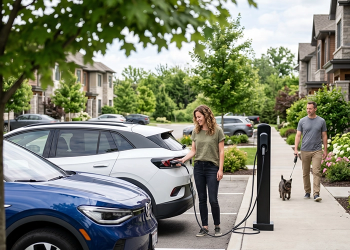 HOA EV charging installation