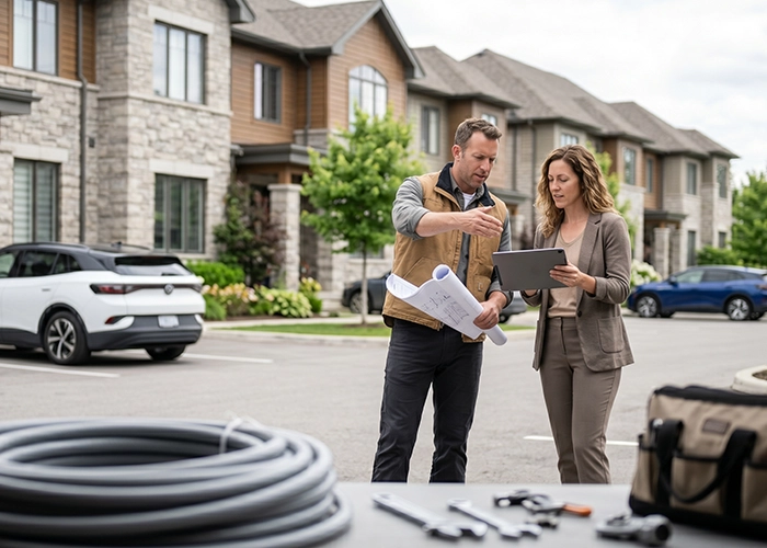 HOA EV charging installation