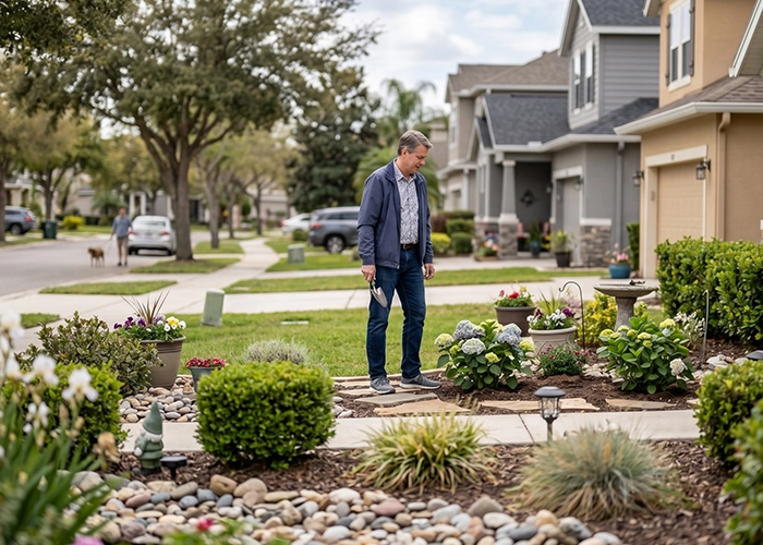 HOA lawn decoration rules