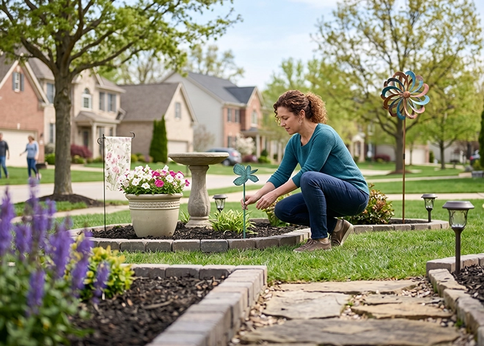 HOA lawn decoration rules